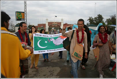 We received a hero's welcome upon arrival into Pakistan, with a marching band and all!